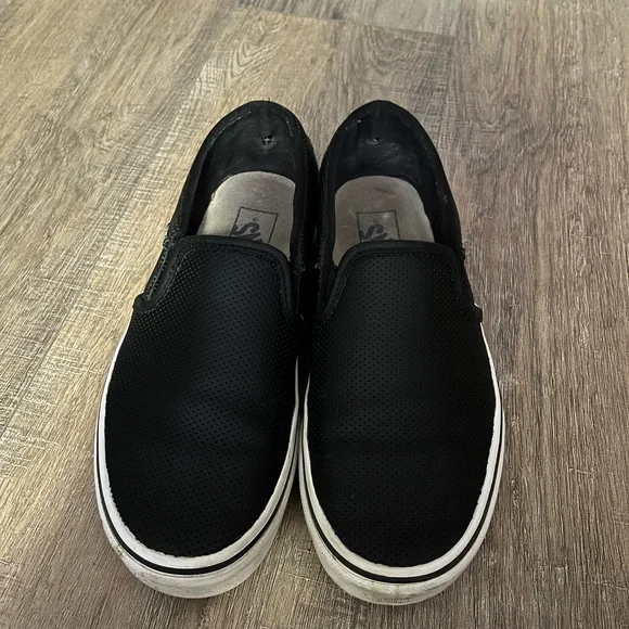 Vans® Asher Women's Perforated Slip-On Shoes - Picture 2 of 8